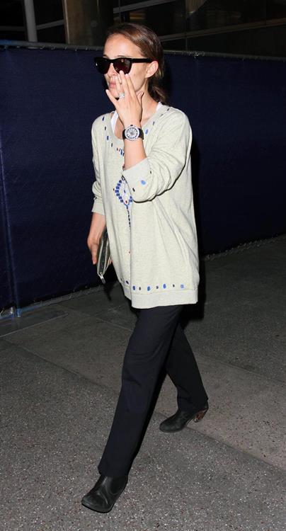 Natalie Portman arrives at LAX Airport - May 30, 2013 
