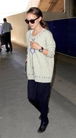 Natalie Portman arrives at LAX Airport - May 30, 2013 