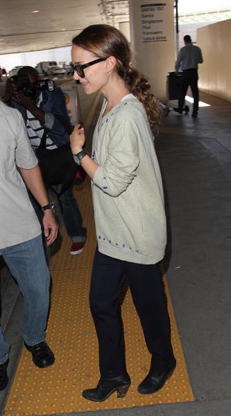 Natalie Portman arrives at LAX Airport - May 30, 2013 