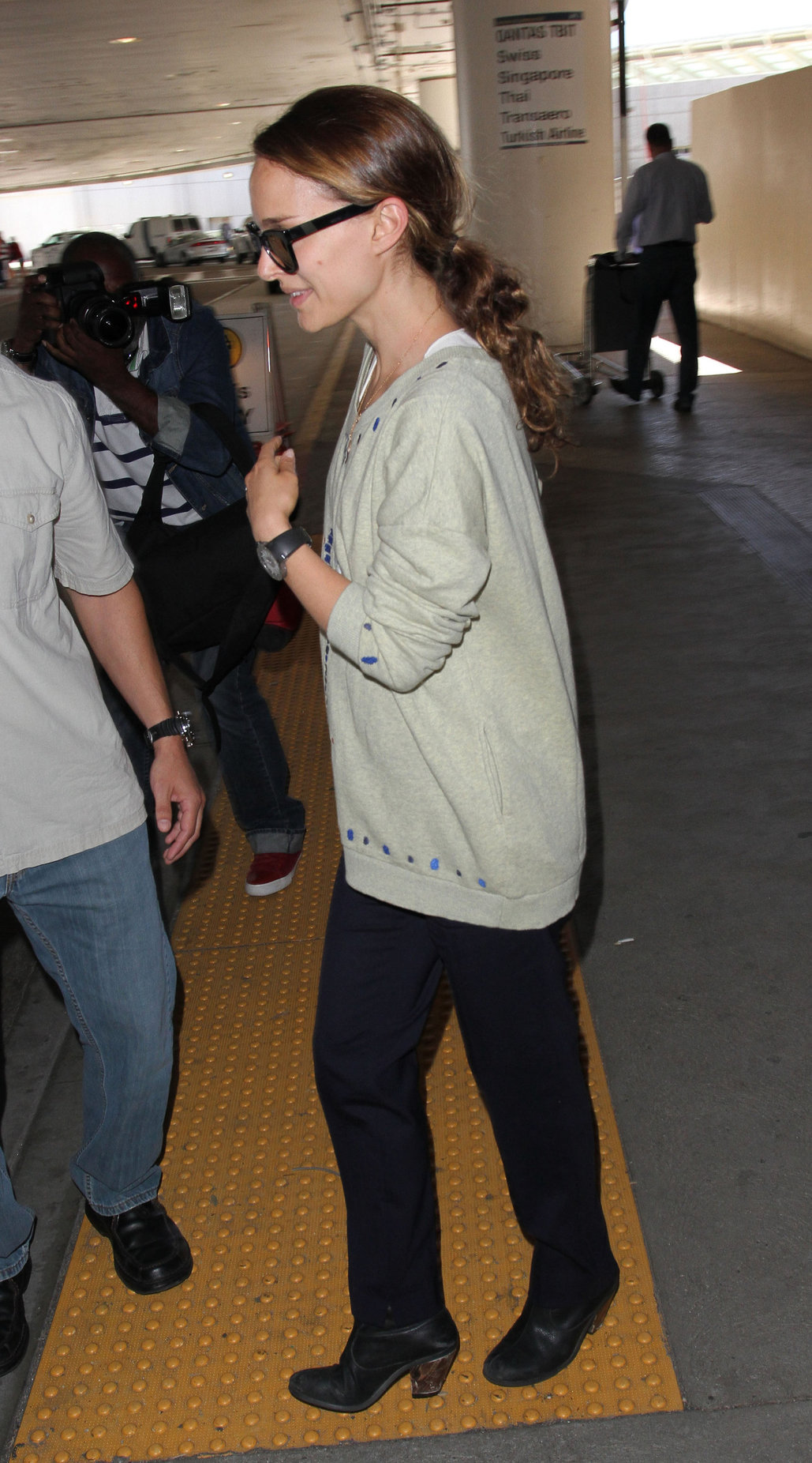 Natalie Portman arrives at LAX Airport - May 30, 2013 