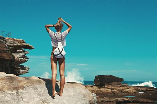 Chase Carter in a bikini - ass