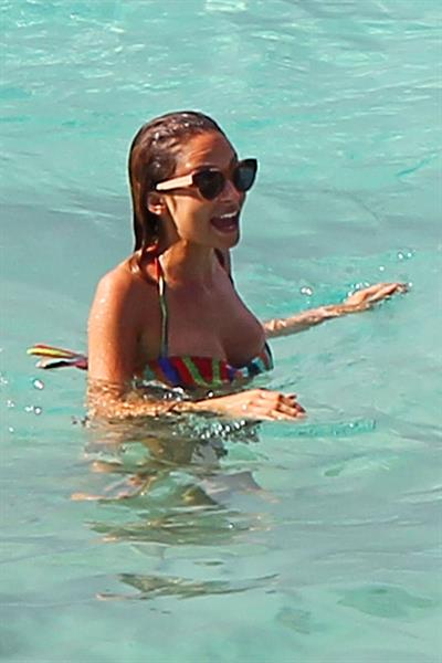 Jessica Alba bikini candids in St. Barts 4/5/13 