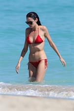 Nicole Trunfio bikini candids in Miami Beach 11/1/12