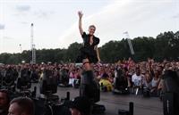 Alecia Moore (Pink) performing at the O2 Wireless festival in London on July 2, 2011