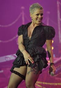 Alecia Moore (Pink) RheinEnergieStadion in Cologne on May 29, 2010