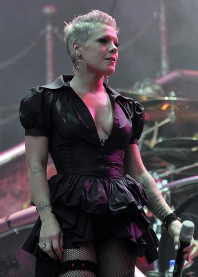 Alecia Moore (Pink) RheinEnergieStadion in Cologne on May 29, 2010