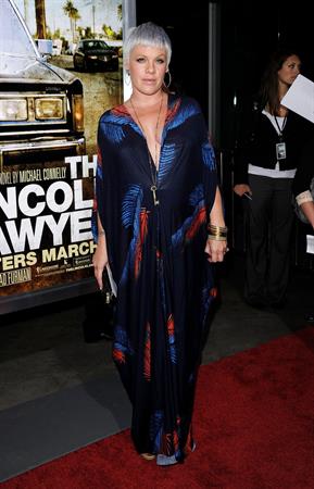 Alecia Moore special screening of the Lincoln Lawyer on March 10, 2011