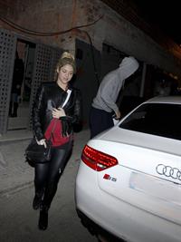 Shakira Leaving a their future home with fiance Gerard Pique in Barcelona, Spain (November 14, 2012) 