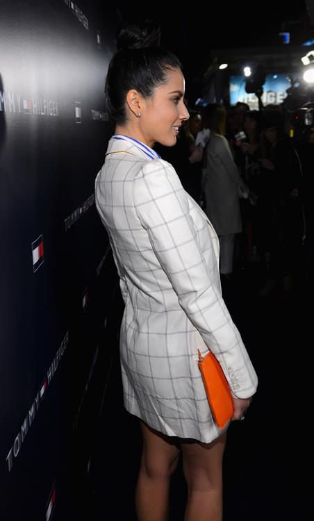 Olivia Munn attends the opening of Tommy Hilfiger's New West Coast Flagship Store in Los Angeles on February 2, 2013