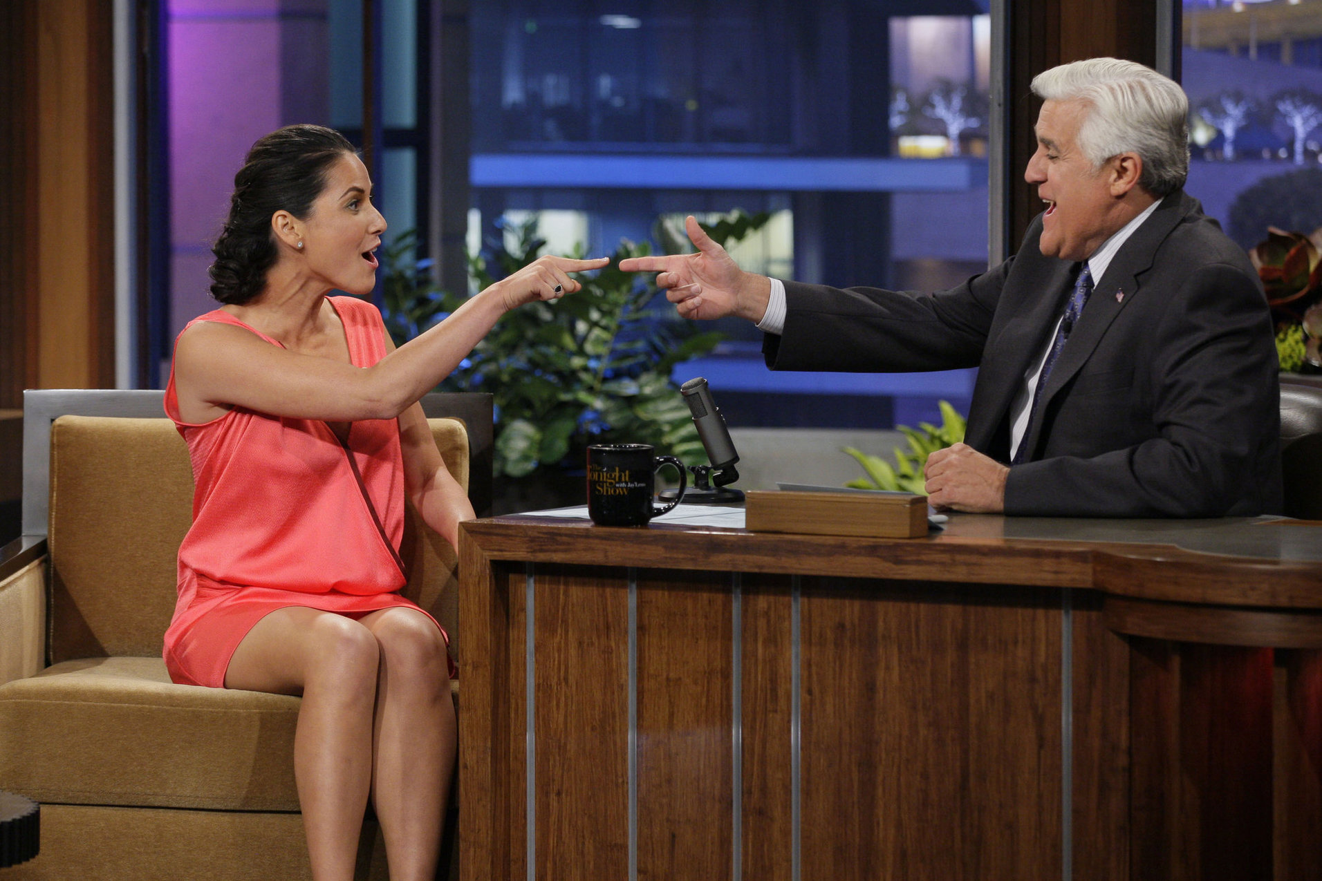 Olivia Munn on The Tonight Show, July 10, 2013 