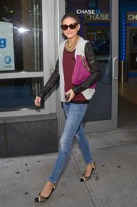 Olivia Palermo Steps out to greet a friend in Brooklyn - September 21, 2012 