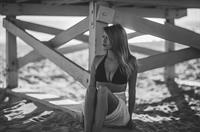 Francoise Boufhal in a bikini