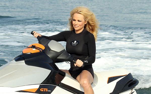 Pamela Anderson Launches Sea Shepherds Operation Zero Tolerance Whale Defense Campaign on November 2, 2012 