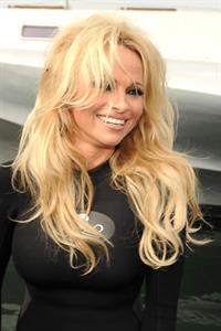 Pamela Anderson Launches Sea Shepherds Operation Zero Tolerance Whale Defense Campaign on November 2, 2012 