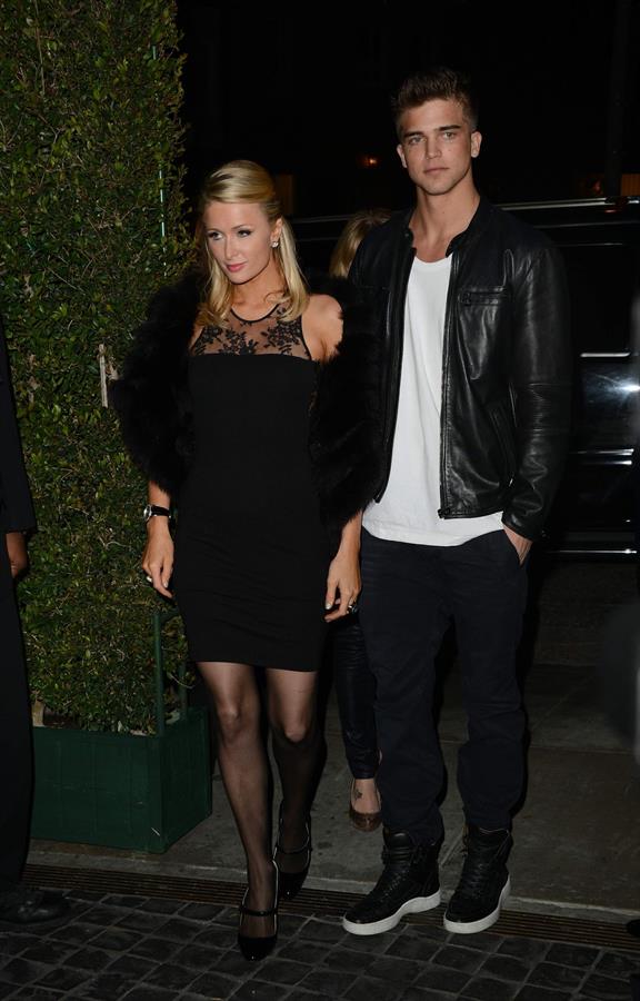 Paris Hilton Topshop Topman LA Opening Party at Cecconi's West Hollywood in LA February 13, 2013 