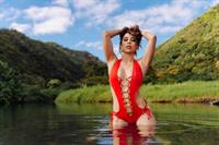 Tianna Gregory in a bikini