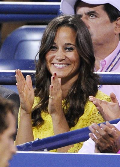 Pippa Middleton - Watching the Men's Singles Quaterfinal US Open in New York Sept 5, 2012