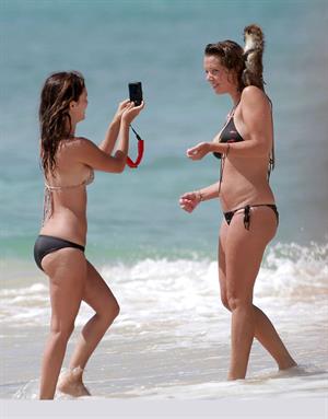 Rachel Bilson on the beach in Barbados 4/16/13 