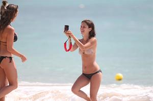 Rachel Bilson on the beach in Barbados 4/16/13 