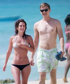 Rachel Bilson on the beach in Barbados 4/16/13 