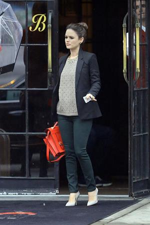 Rachel Bilson  Leaving her hotel in New York City - October 3, 2012 