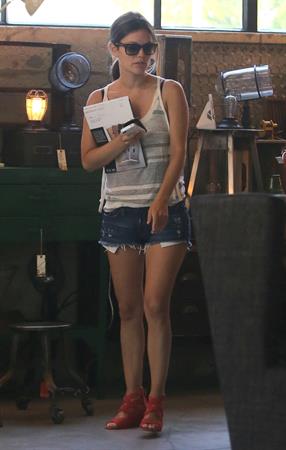 Rachel Bilson - Goes for some shopping with Hayden in L.A. (July 14, 2012)