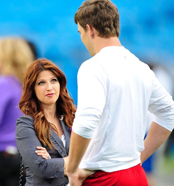 Rachel Nichols At the New York Giants and the Carolina Panthers Game in Charlotte, North Carolina (September 20, 20 