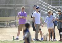 Reese Witherspoon Plays football with husband in Los Angeles (May 11, 2013) 