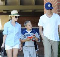 Reese Witherspoon Plays football with husband in Los Angeles (May 11, 2013) 