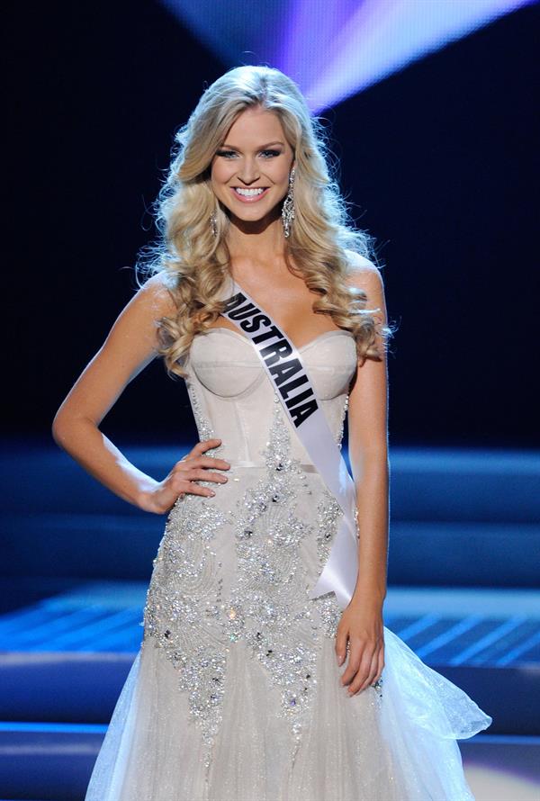 Renae Ayris (Miss Australia) 2012 Miss Universe Pageant in Las Vegas (Dec 19, 2012) 