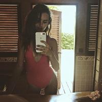 Carolina Sanchez taking a selfie