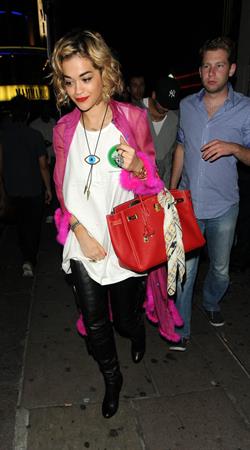 Rita Ora at DSTRKT Club in London on August 10, 2012
