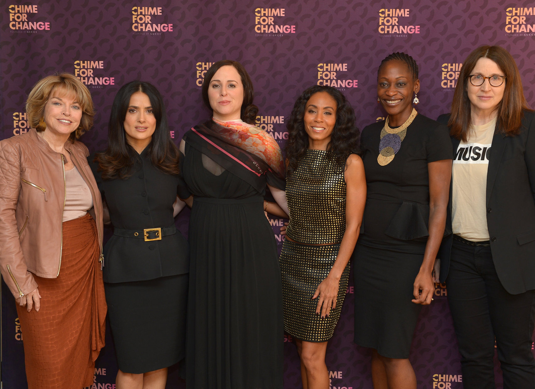 Salma Hayek - Chime for Change launch 2/28/13  