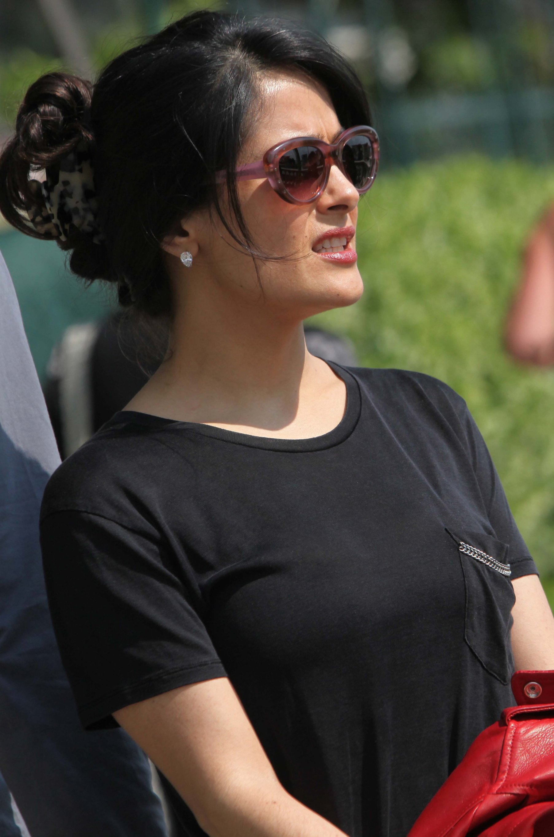 Salma Hayek Visiting the Biennale in Venice May 30, 2013