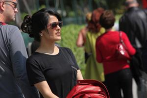 Salma Hayek Visiting the Biennale in Venice May 30, 2013