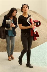 Salma Hayek Visiting the Biennale in Venice May 30, 2013