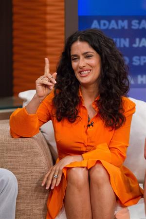 Salma Hayek Univision's Despierta America in Miami 08.07.13