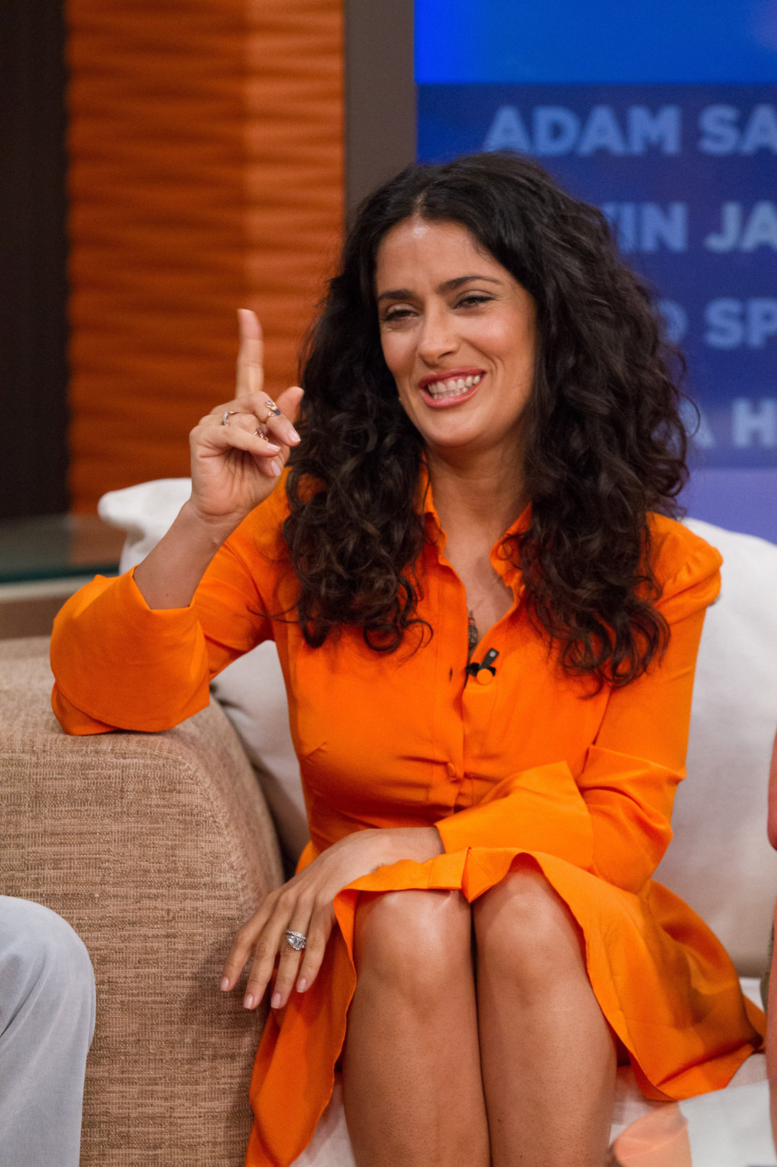 Salma Hayek Univision's Despierta America in Miami 08.07.13