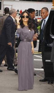 Salma Hayek - At the Good Morning America show in New York City (11.07.2013) 