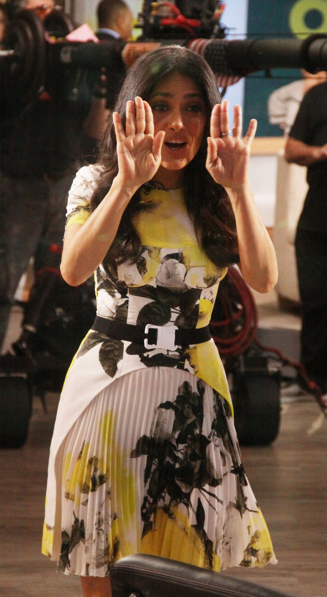 Salma Hayek - At the Good Morning America show in New York City (11.07.2013) 