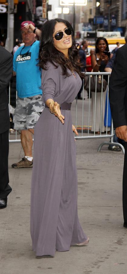 Salma Hayek - At the Good Morning America show in New York City (11.07.2013) 