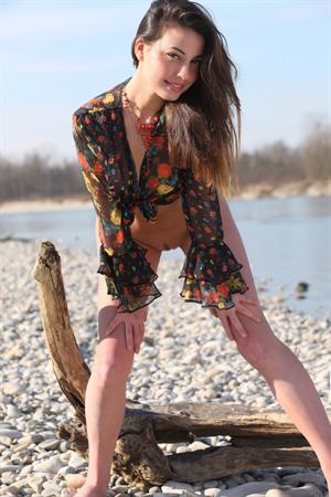 Lorena Garcia Pussy Pictures Lorena B nude at the lake