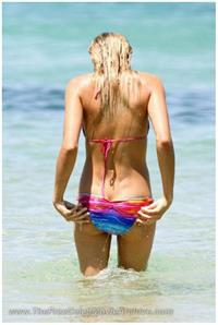 Jessica Hart in a bikini - ass