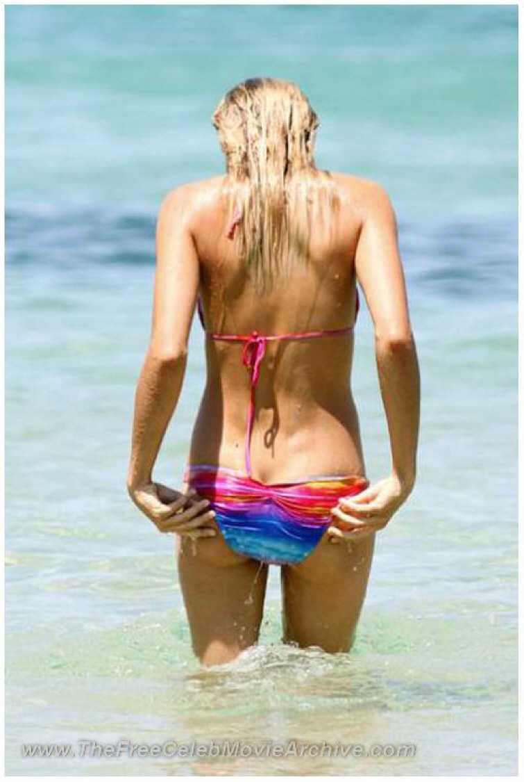 Jessica Hart in a bikini - ass