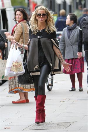 Sarah Harding out and about near her London home October 4, 2012 