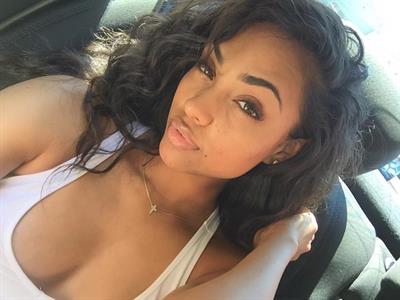 Brittney Elena taking a selfie