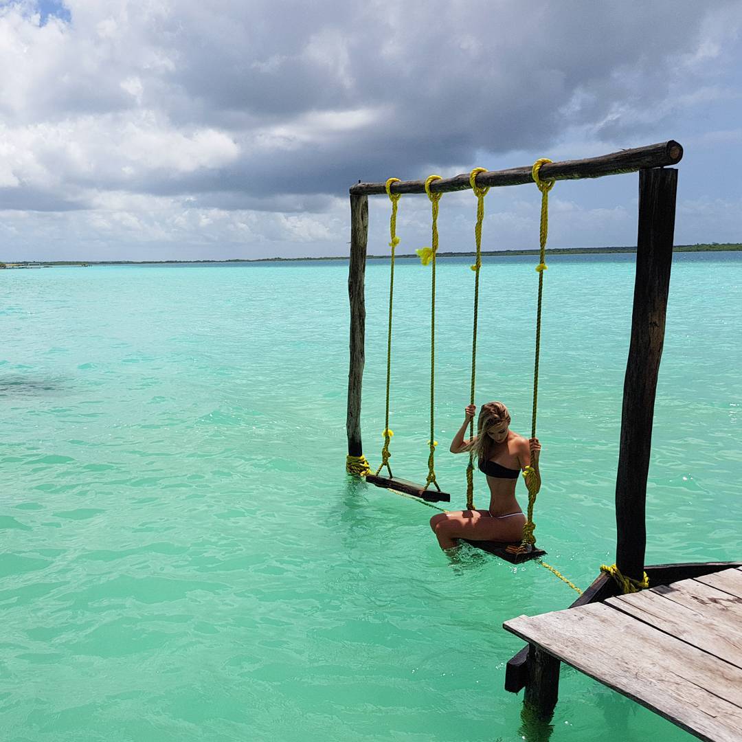 Maria Domark in a bikini