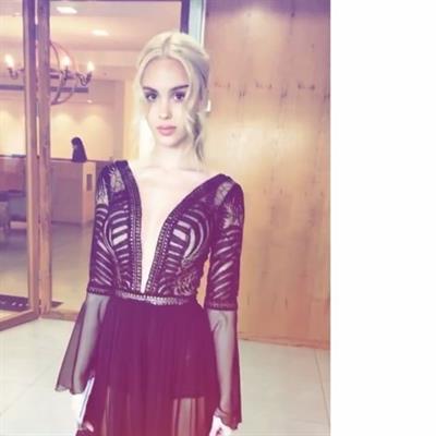 Maria Domark in a bikini