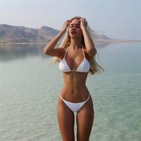 Maria Domark in a bikini