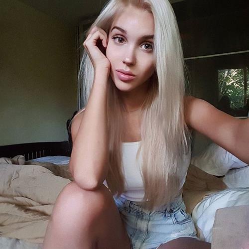 Maria Domark taking a selfie
